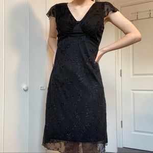 LA BELLE Black Vintage 90s Dress